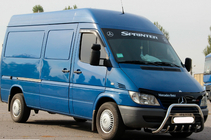 Mercedes Sprinter W901/902/903/904/905 1995–2006 Frontbügel WT004 (Edelstahl) Foto 3