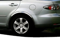 Mazda 6 2003-2008 Radlaufverkleidungen (4 Stk, Edelstahl) Foto 1