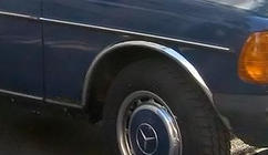 Mercedes W123 1975-1986 Radlaufverkleidungen (4 Stk, Edelstahl) Foto 4