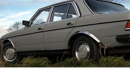 Mercedes W123 1975-1986 Radlaufverkleidungen (4 Stk, Edelstahl) Foto 5