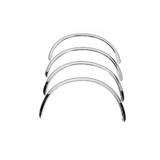 Radlaufverkleidungen (4 Stk, Edelstahl) Nissan Micra K12 2003-2010 Foto 3