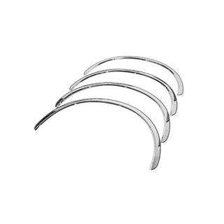 Radlaufverkleidungen (4 Stk, Edelstahl) Nissan Micra K12 2003-2010 Foto 1