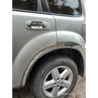 Radlaufverkleidungen (4 Stk, Edelstahl) Nissan X-trail T30 2002-2007 Foto 2