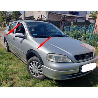 Radlaufverbreiterungen (SD/HB) (4 Stk, schwarz) Opel Astra G classic 1998-2012 Foto 3