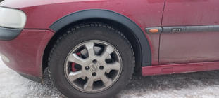 Opel Vectra B 1995-2002 Radlaufverbreiterungen (4 Stk, schwarz) ABS Kunststoff Foto 3