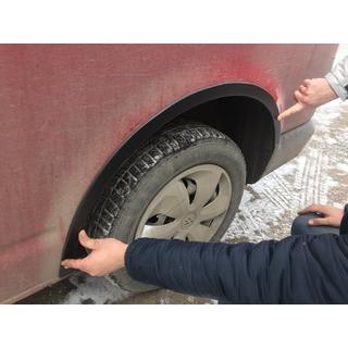 Kotflügelverbreiterungen (6 Stk, ABS) Volkswagen T5 Caravelle 2004-2010 Foto 3