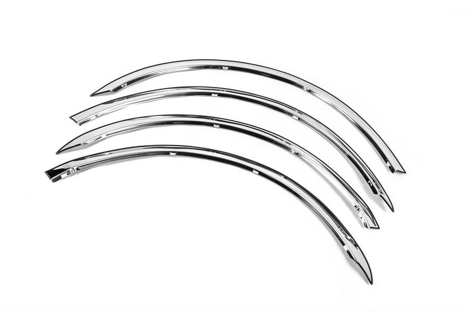 Skoda Octavia II A5 2006-2010 Radlaufverkleidungen (4 Stk, Edelstahl) Image