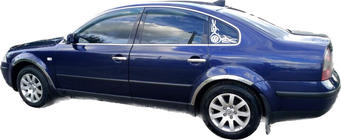 Volkswagen Passat B5 1997-2005 Radlaufverkleidungen (4 Stk, Edelstahl) Kombi, 1996-2000 Foto 3