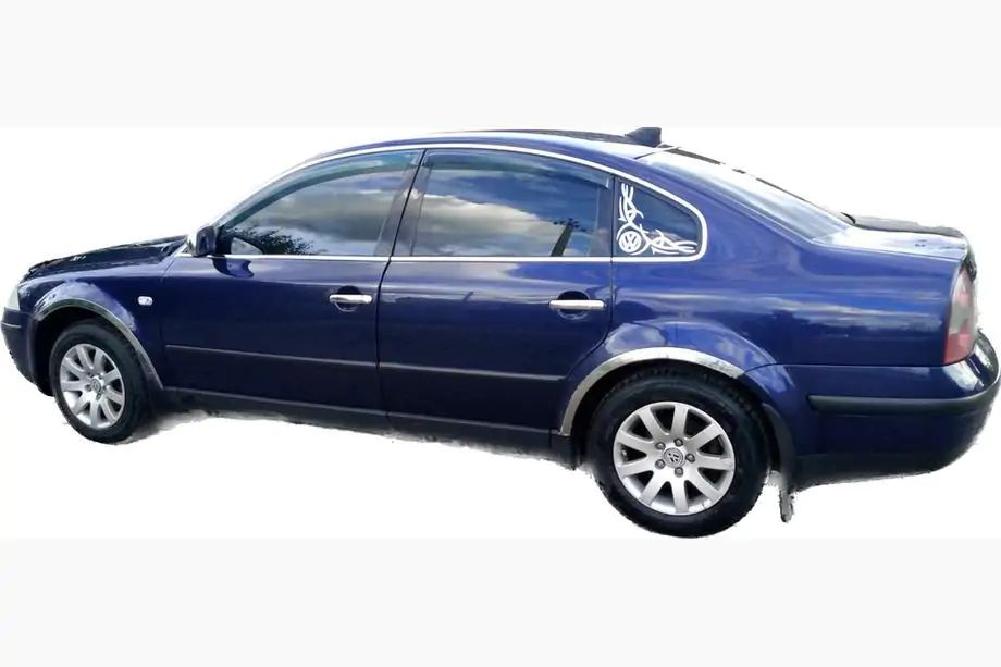 Volkswagen Passat B5 1997-2005 Radlaufverkleidungen (4 Stk, Edelstahl) Foto 3