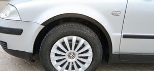 Volkswagen Passat B5 1997-2005 Radlaufverbreiterungen (4 Stk, schwarz) SW, 1996-2005, ABS Foto 1