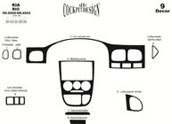 Kia Rio 2000-2005 Armaturenbrett Abdeckungen (2000-2002) Aluminium Foto 3
