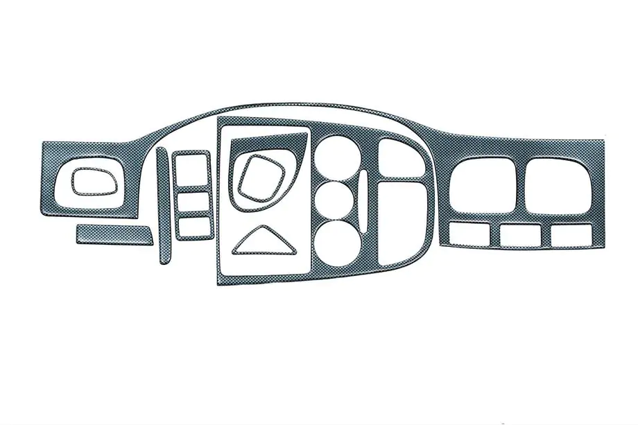 Kia Rio 2000-2005 Armaturenbrett Abdeckungen (2000-2002) Image