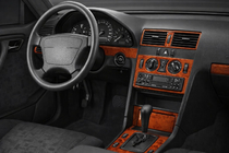 Mercedes C-class W202 1993-2001 Armaturenbrett Abdeckungen (1995-1997) Aluminium Foto 1