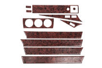 Mercedes W201 (190) 1982-1993 Armaturenbrett Abdeckungen (11-tlg.) Aluminium Foto 1