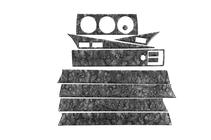 Mercedes W201 (190) 1982-1993 Armaturenbrett Abdeckungen (11-tlg.) Aluminium Foto 2