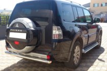 Mitsubishi Pajero Wagon III 1999-2006 Heckbügel AK002 (Edelstahl) Foto 3