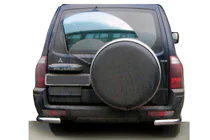 Mitsubishi Pajero Wagon III 1999-2006 Heckbügel AK003 (Edelstahl) Foto 1