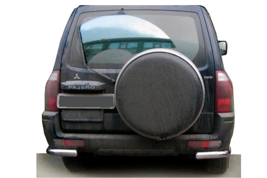 Mitsubishi Pajero Wagon III 1999-2006 Heckbügel AK003 (Edelstahl) Image