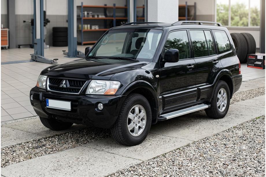 Mitsubishi Pajero Wagon III 1999-2006 Seitenschweller Maya V2 (2 Stk., Aluminium) Image