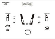 Mitsubishi L200 2006-2015 Armaturenbrett Abdeckungen (13-teilig) Aluminium Foto 4