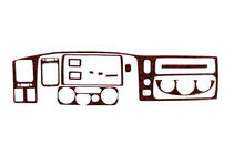 Mitsubishi Pajero Sport 1996-2007 Armaturenbrett Abdeckungen (1996-2002) Aluminium Foto 2