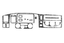 Mitsubishi Pajero Sport 1996-2007 Armaturenbrett Abdeckungen (1996-2002) Aluminium Foto 3