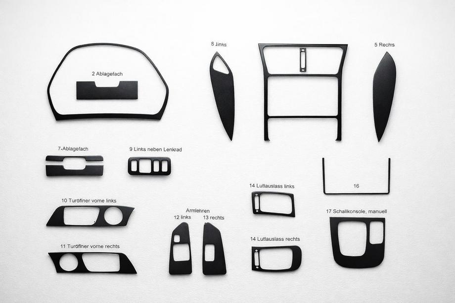 Mitsubishi Space Runner 1997-2002 Armaturenbrett Abdeckungen Image