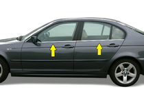 BMW 3 Series E46 1998-2006 Fensterzierleisten Edelstahl Carmos - Türkischer Edelstahl Foto 2