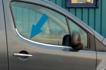 Citroen Berlingo 2008-2018 Fensterrahmenleisten aus Edelstahl Foto 1