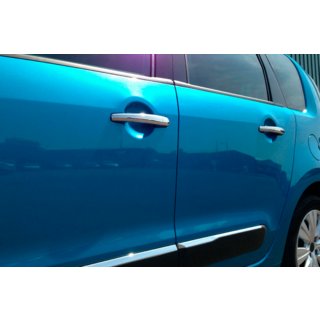Chrom Türgriffblenden (4 Stk., Edelstahl) Citroen C-3 Picasso 2010-2017 Foto 3