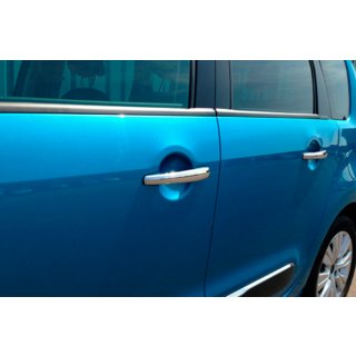 Chrom Türgriffblenden (4 Stk., Edelstahl) Citroen C-3 Picasso 2010-2017 Foto 4