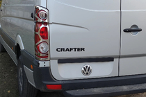 Volkswagen Crafter 2006-2016 Chrom Rückleuchten Abdeckungen (2 Stk, Edelstahl) Foto 1