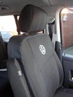 Volkswagen T5 Caravelle 2004-2010 Autositzbezüge (Kunstleder und Stoff, Premium) Komplettset Innenraum und Vordersitze (1+1) Foto 14
