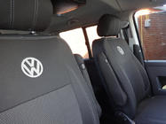 Volkswagen T5 2010-2015 Autositzbezüge (Kunstleder↗Stoff, Premium) Vordersitze (1+1) Foto 9