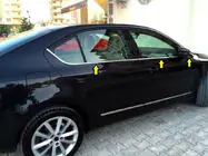 Skoda Octavia III A7 2013-2019 Fensterrahmen Abdeckung (6 Stk, Edelstahl) Foto 3