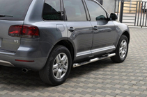Volkswagen Touareg 2002–2010 Seitliche Rohre (2 Stk., Edelstahl) Foto 1