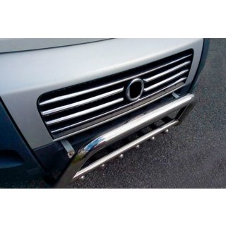 Chrom Kühlergrill Abdeckungen 2006-2014 (6 Stück, Edelstahl) Fiat Ducato 2006-2025 Foto 2