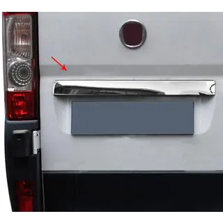 Chromleiste über dem Kennzeichen (Edelstahl) Fiat Ducato 2006-2025 Foto 1