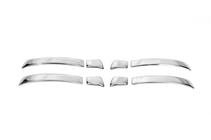 Volkswagen Touareg 2010-2018 Chrom Türgriffblenden für schmale Griffe (4 Stk, Edelstahl) OmsaLine - Italienischer Edelstahl Foto 2