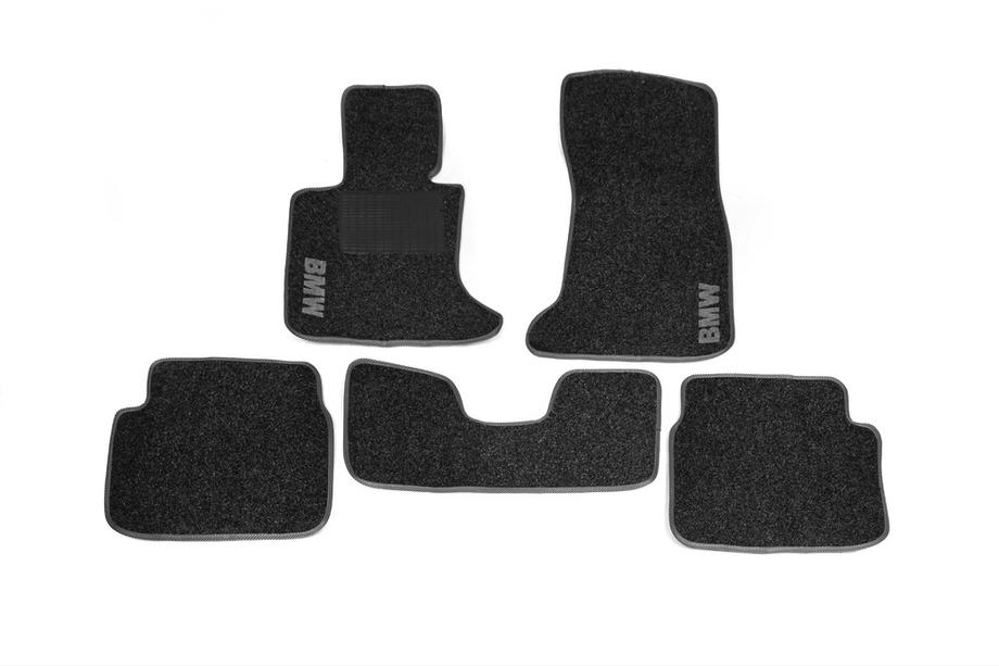 BMW 5 Series E60/E61 2003-2010 Textil Fußmatten (Velgum) Image