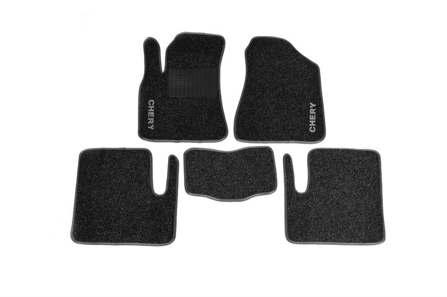 Chery Tiggo 1 2005-2016 Textil Fußmatten (Velgum) Image