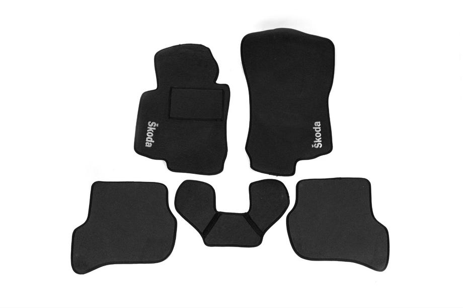 Skoda Octavia II A5 2010-2013 Textil Fußmatten (Velgum) Image