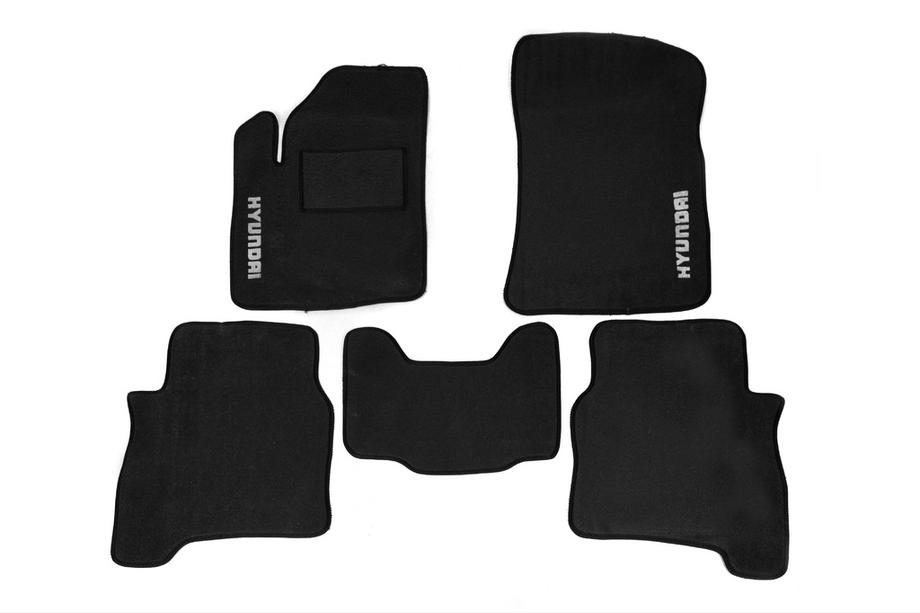 Hyundai Santa Fe 2 2006-2012 Textil Fußmatten Innenraum (Saek) Image