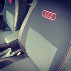 Audi A4 B5 1994–2001 Autositzbezüge (Kunstleder↗Stoff, Premium) Foto 2