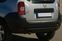 Dacia Duster 2008-2018 Kofferraumleiste Edelstahl OmsaLine - Italienischer Edelstahl Foto 1