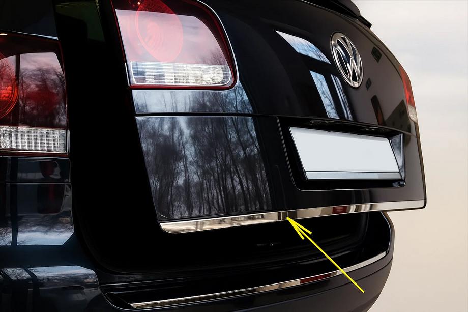 Volkswagen Touareg 2002–2010 Chromleiste Kofferraumdeckel Carmos - (ABS) Image