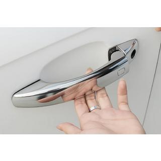 Chrom Türgriffblenden mit Tasten (4 Stk., Edelstahl) Audi A5 2007-2015 Foto 2