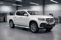 Mercedes X class 2017-2020 Seitenschweller Allmond White (2 Stk., Aluminium) Foto 1