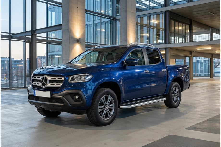 Mercedes X class 2017-2020 Seitenschweller Tayga Grey V1 (2 Stk., Aluminium) Foto 1