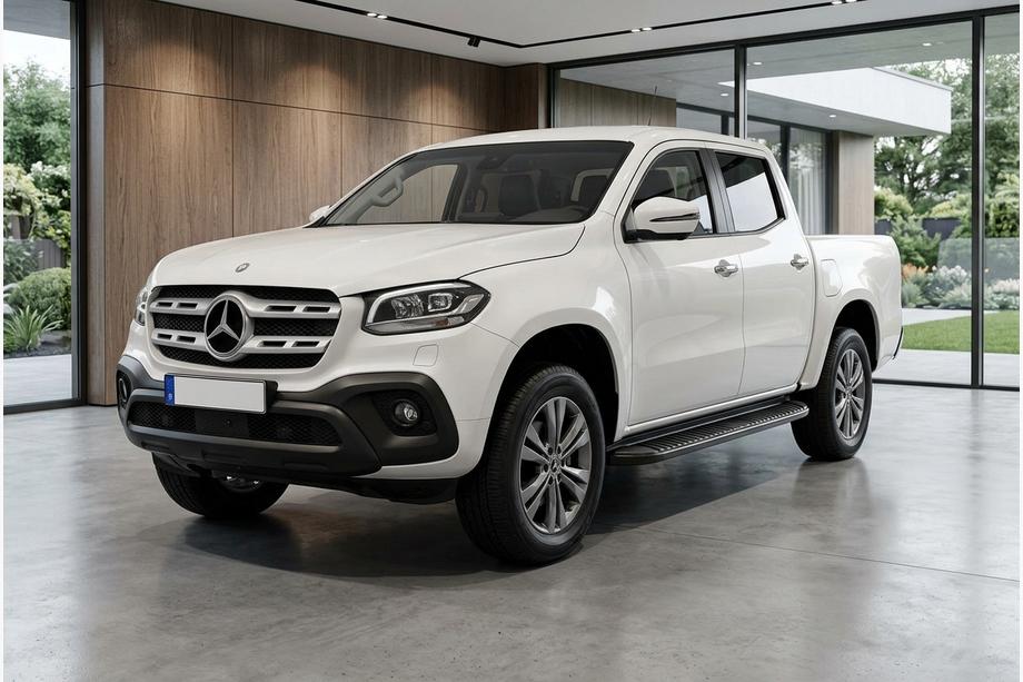 Mercedes X class 2017-2020 Seitenschweller Tayga Black V1 (2 Stk., Aluminium) Image